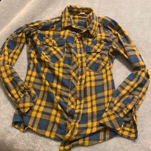 Fall Flannel Duluth Plaid Button Up Shirt